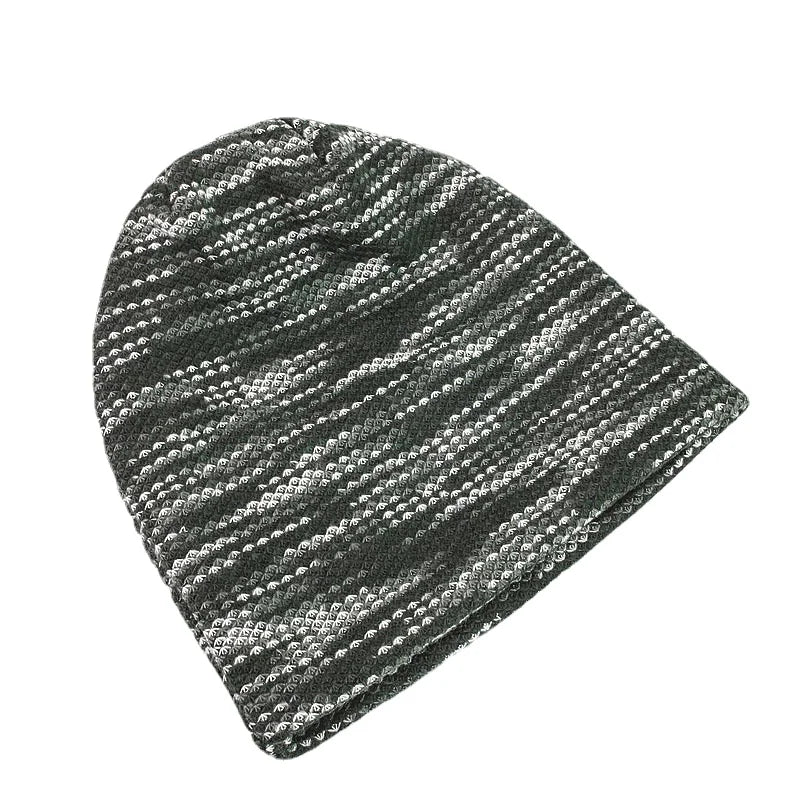 Double Fabric Winter Warmful Beanies For Women  and Men Unisex Colorful  Skullies Winter Hat