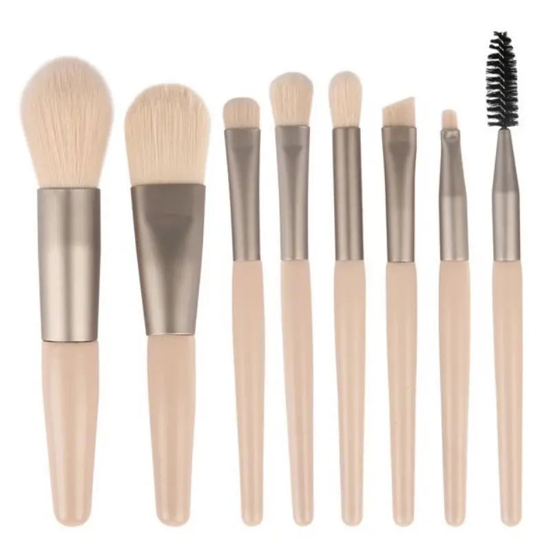 8pcs Soft Fluffy Makeup Brushes Set For Cosmetics Foundation Blush Powder Eyeshadow Blending Make Up Brushes Beauty Makeup Tools