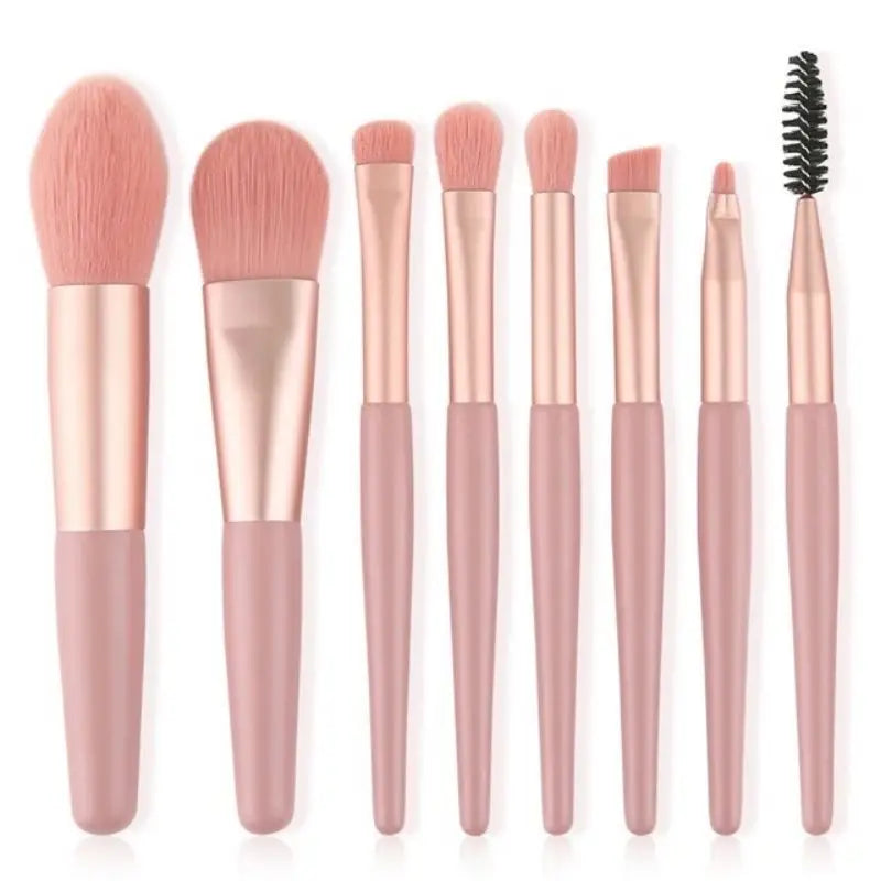 8pcs Soft Fluffy Makeup Brushes Set For Cosmetics Foundation Blush Powder Eyeshadow Blending Make Up Brushes Beauty Makeup Tools