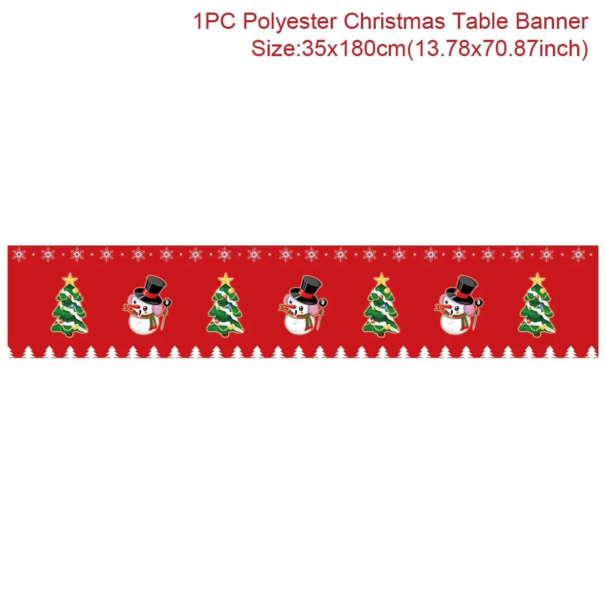 Christmas Table Runner Cloth Merry Christmas Table Decor for Home 2024 Tablecloth Xmas Ornament Navidad Natal New Year Gift 2025