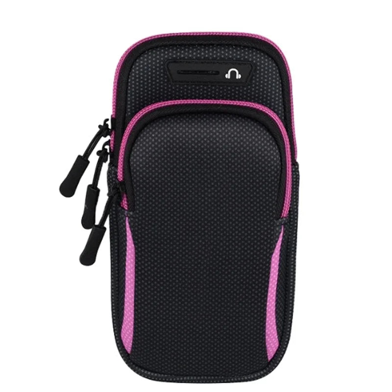 New Sports Bag For Mobile Phone Armband For Jogging Cell Phone Accessories Woman mp3 mp4 Bags PU Hand Bag For Running Waterproof