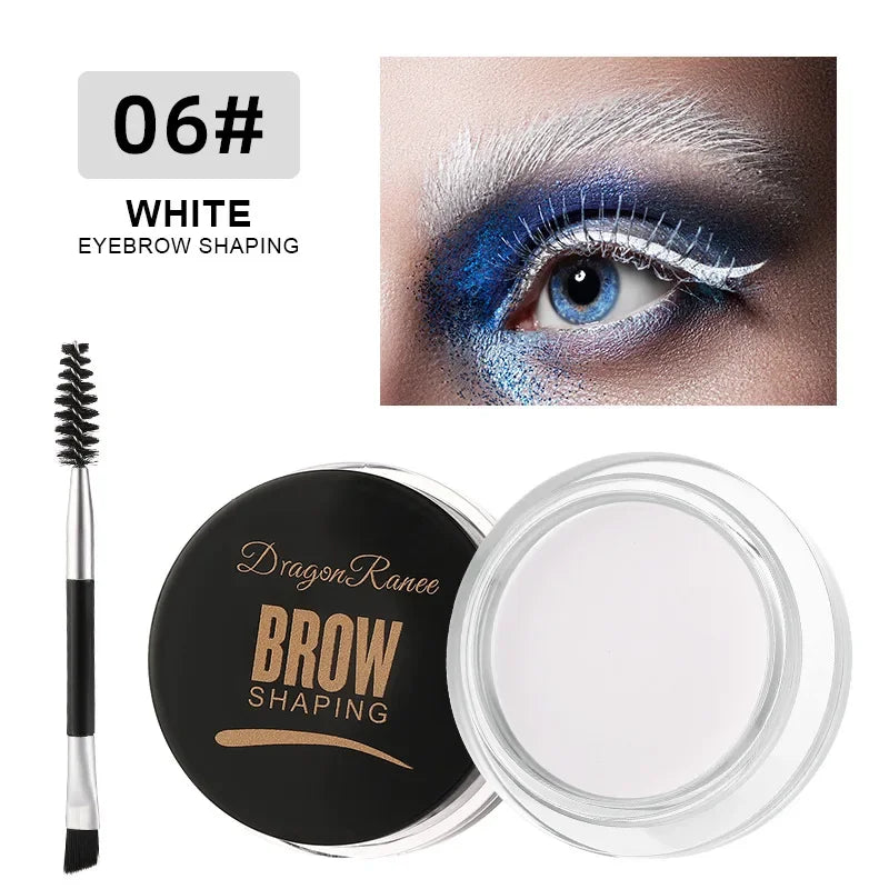 Matte Brown Black Wild Eyebrow Cream 3D Natural Tint Eyebrow Enhancers Gel Wax Waterproof Lasting Eye Makeup Cosmetic Tools