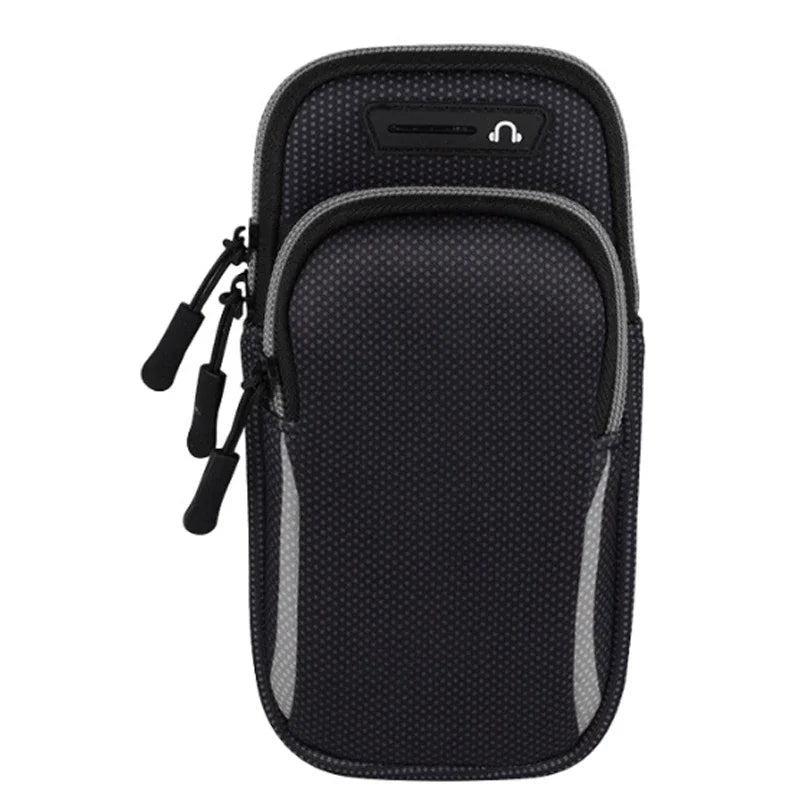 New Sports Bag For Mobile Phone Armband For Jogging Cell Phone Accessories Woman mp3 mp4 Bags PU Hand Bag For Running Waterproof