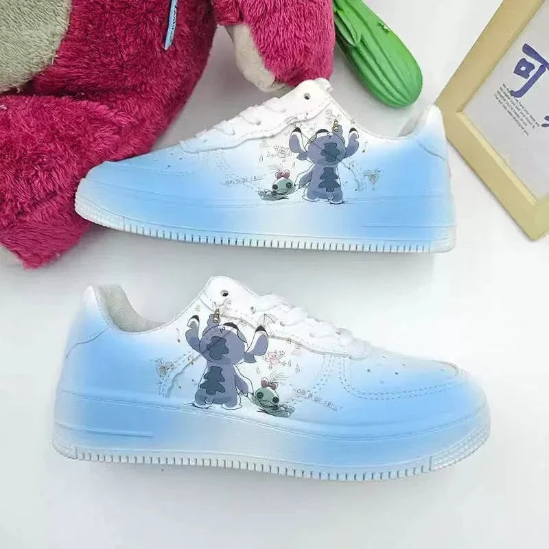 New Disney cartoon Stitch cute Casual shoes soft sports shoes for girlfriend gift EU size 35-44