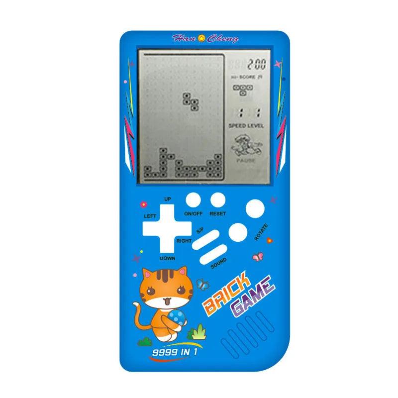 Mini Portable Retro Handheld Console Children Classic Pocket Nostalgic Play BRICK Game Machine Educational Toys Puzzle Game