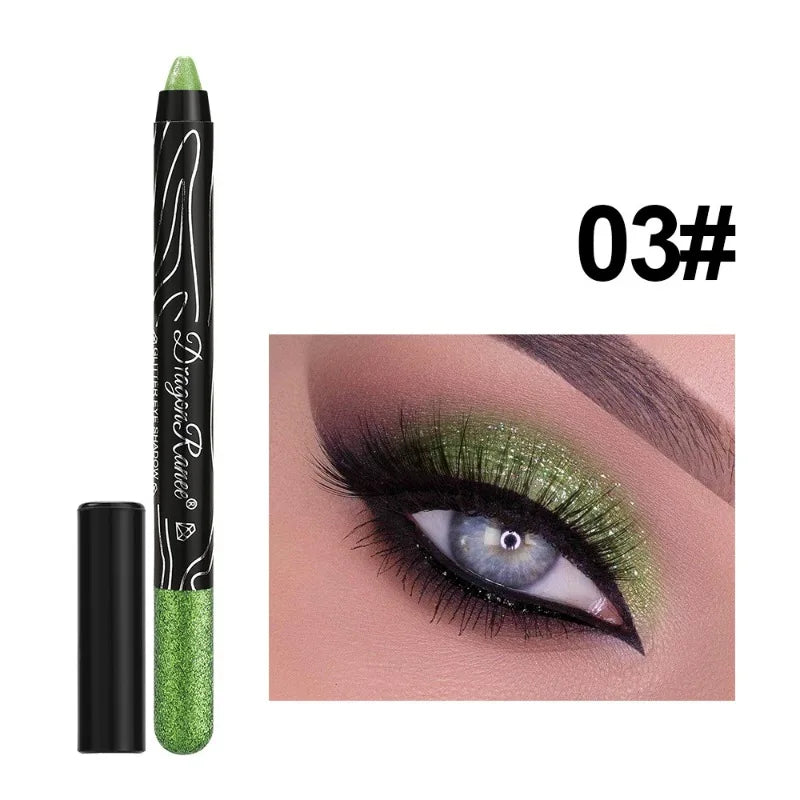 Eyeshadow Makeup Diamond Sparkling Highlighter Eyeshadow Stick Fine Shimmering Glitter Eyeshadow Pencil Gliter for Eyes Cosmetic