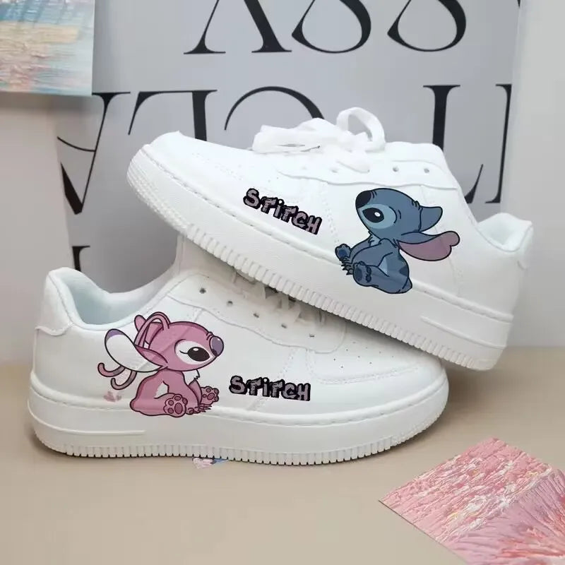 New Disney cartoon Stitch cute Casual shoes soft sports shoes for girlfriend gift EU size 35-44