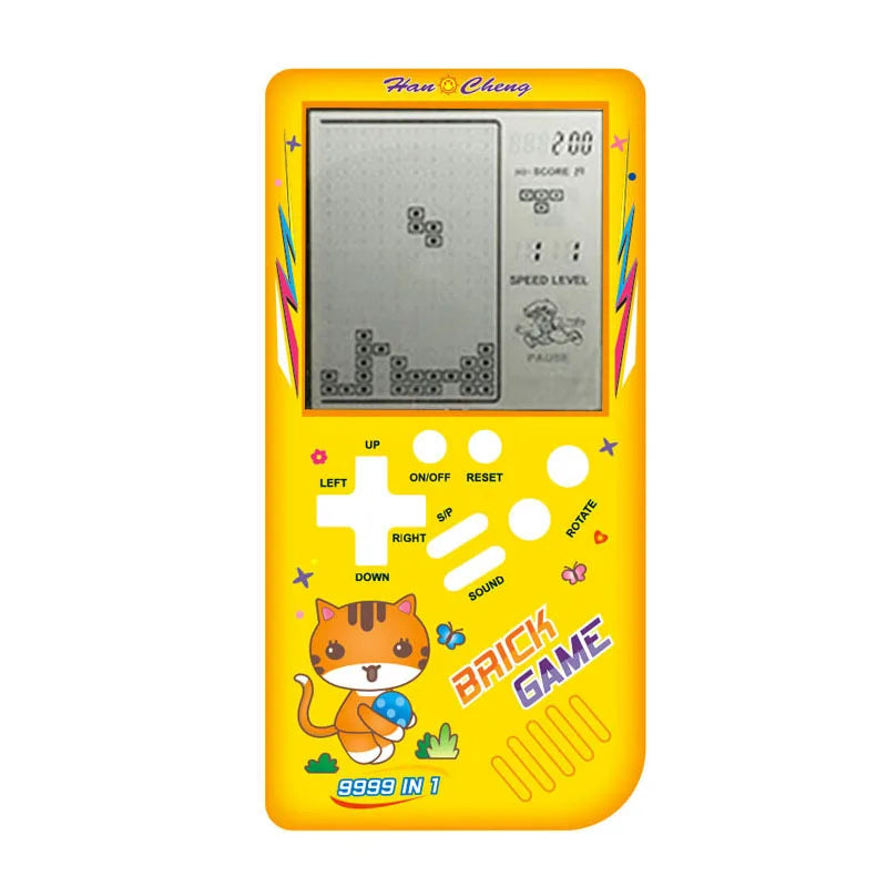 Mini Portable Retro Handheld Console Children Classic Pocket Nostalgic Play BRICK Game Machine Educational Toys Puzzle Game