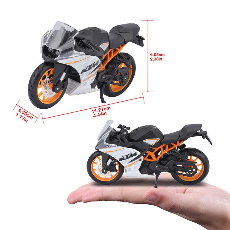 Maisto 1:18 YAMAHA MT-07 2018 KTM RC 390 YZF-R1 Naked V4 S Road Star 2021 motorcycle motorcycle Model collection gift toy