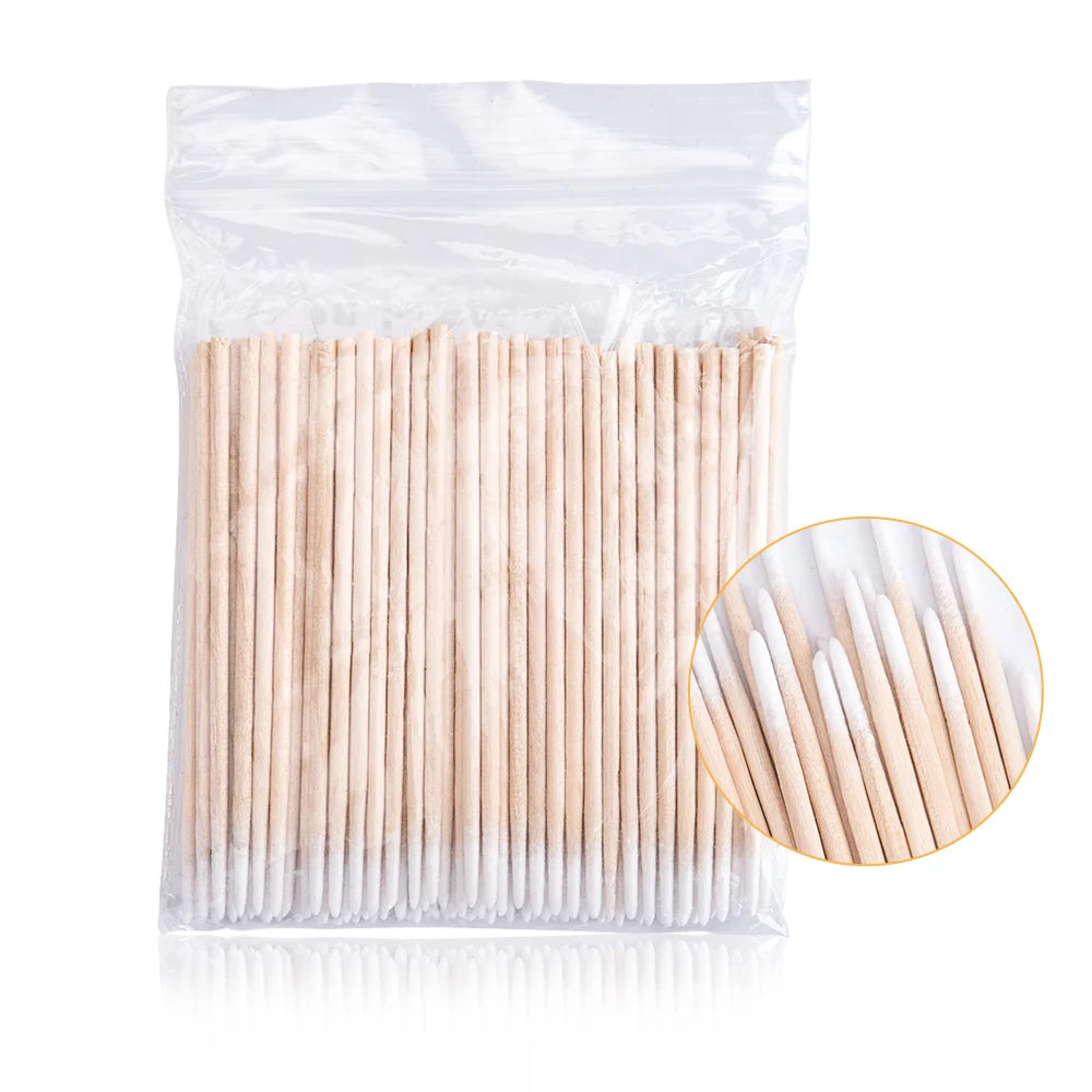 100/20 Disposable Mascara Wands Applicator Eyelash Brush Spoolies for Eye Lash Extension, Eyebrow and Makeup Crystal Cosmetic