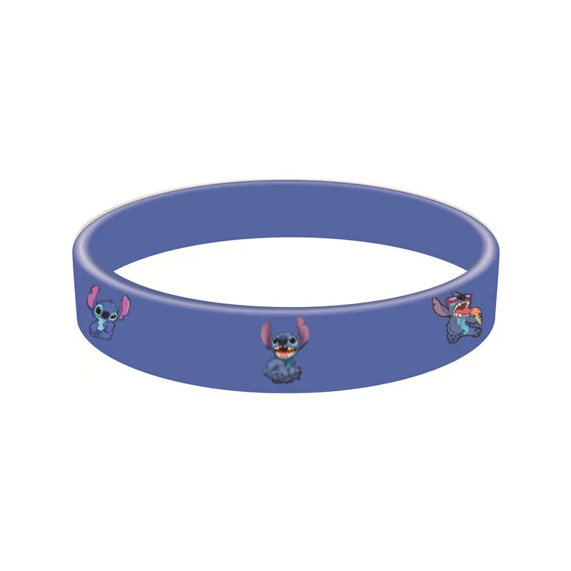 Anime Disney Stitch Bracelet Cartoon Lilo & Stitch Print Cute Children Jewelry Wristband Kids Toys Girls Gift Christmas