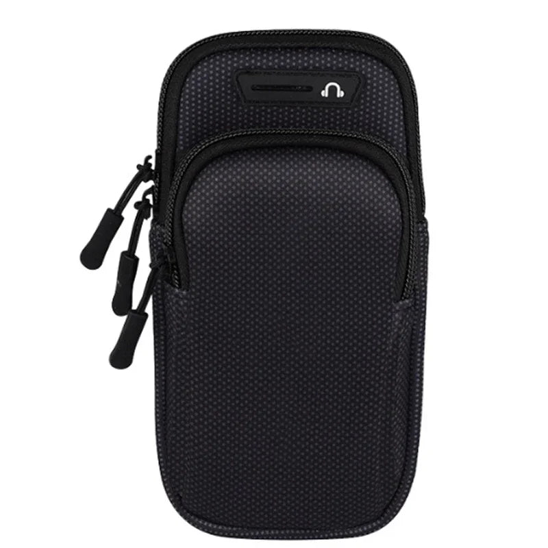 New Sports Bag For Mobile Phone Armband For Jogging Cell Phone Accessories Woman mp3 mp4 Bags PU Hand Bag For Running Waterproof