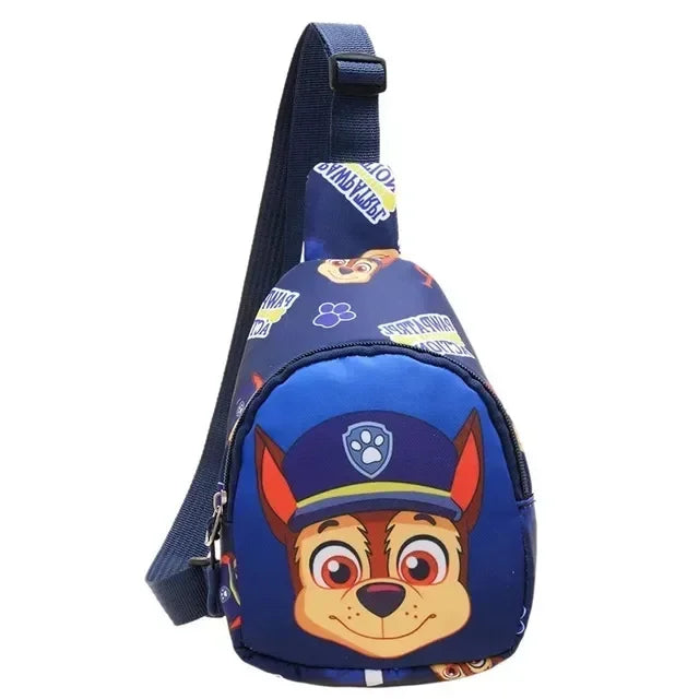 Paw Patrol Children's Chest Bag Baby Boy Girl Toddler Bag Small Bag Storage Pouch Outdoor Shoulder Bags Kid Toy Zipper Wasit Bag