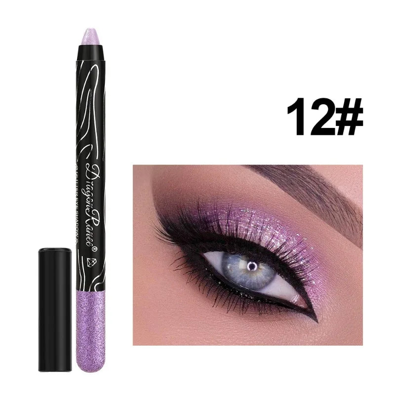 Eyeshadow Makeup Diamond Sparkling Highlighter Eyeshadow Stick Fine Shimmering Glitter Eyeshadow Pencil Gliter for Eyes Cosmetic