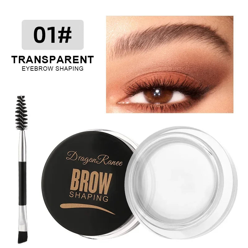 Matte Brown Black Wild Eyebrow Cream 3D Natural Tint Eyebrow Enhancers Gel Wax Waterproof Lasting Eye Makeup Cosmetic Tools