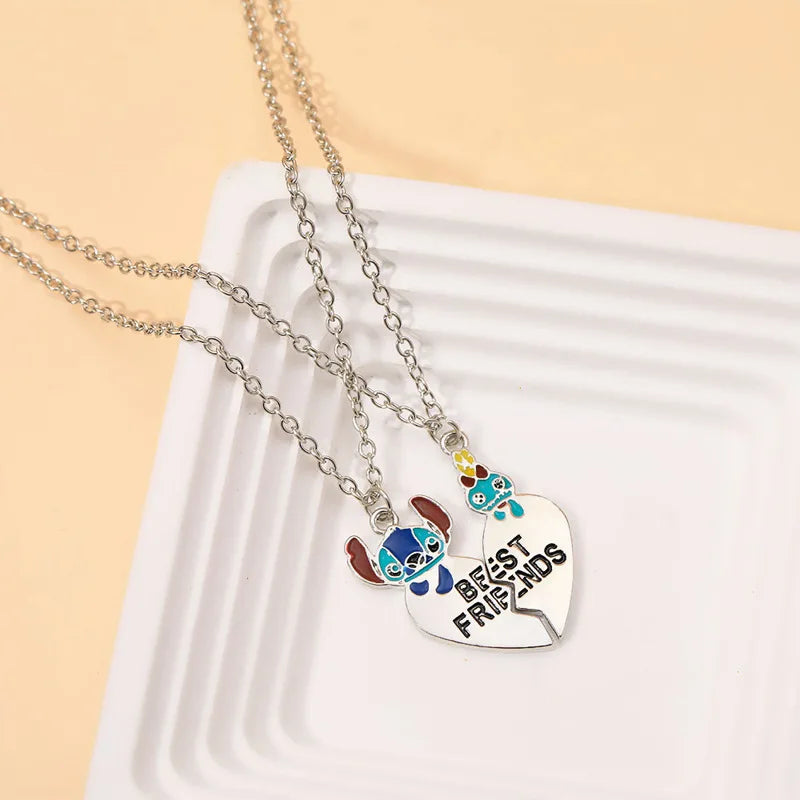 Anime Disney Stitch Dolls Jewelry Box Ring Earrings Necklace Storage Box Girls Kawaii Cartoon Stitch Kids Toys Birthday Gifts