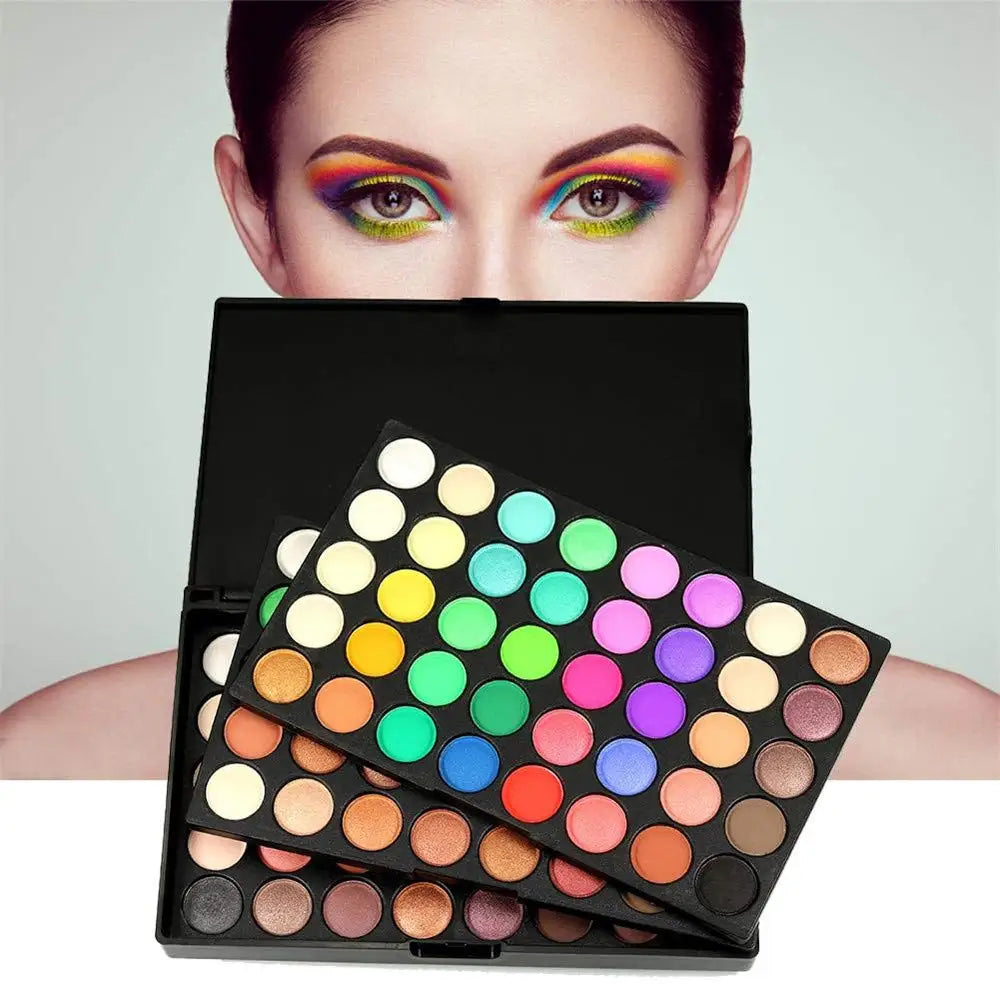 120 Color Eye Makeup Waterproof Make up Nude Eye Shadow Palette Glitter Matte Pigmented Powder Pressed Shine Eyeshadow Cosmetic