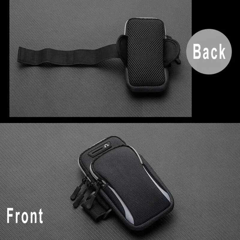 New Sports Bag For Mobile Phone Armband For Jogging Cell Phone Accessories Woman mp3 mp4 Bags PU Hand Bag For Running Waterproof