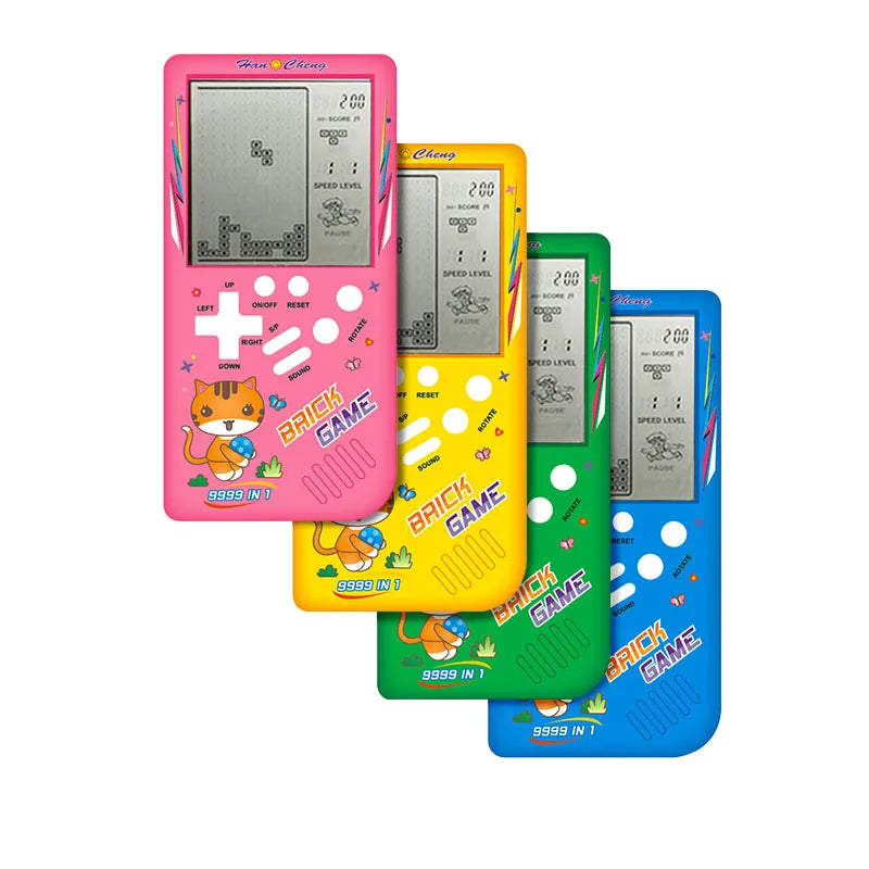 Mini Portable Retro Handheld Console Children Classic Pocket Nostalgic Play BRICK Game Machine Educational Toys Puzzle Game