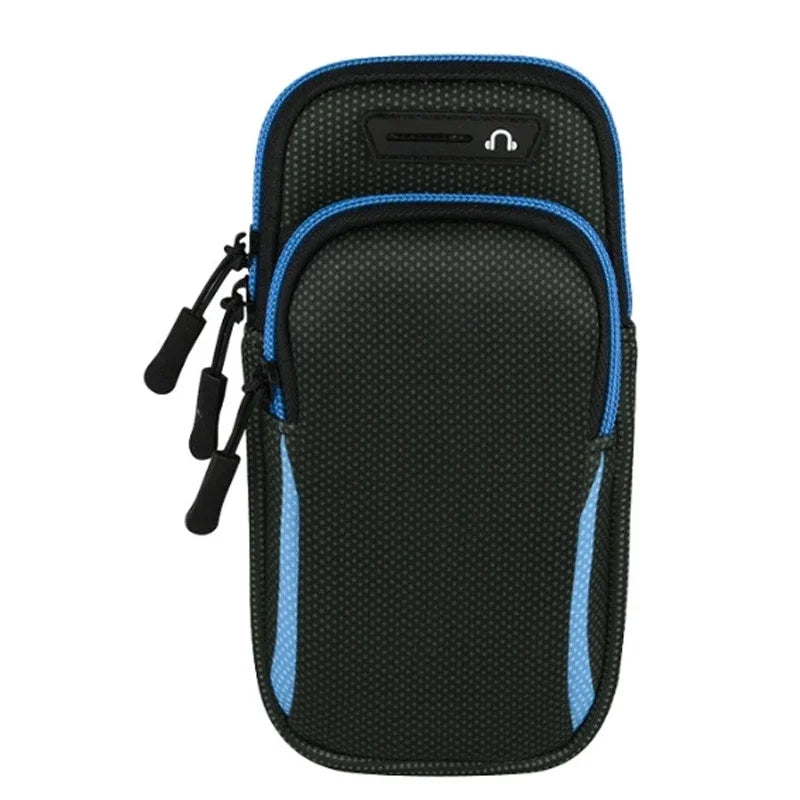 New Sports Bag For Mobile Phone Armband For Jogging Cell Phone Accessories Woman mp3 mp4 Bags PU Hand Bag For Running Waterproof