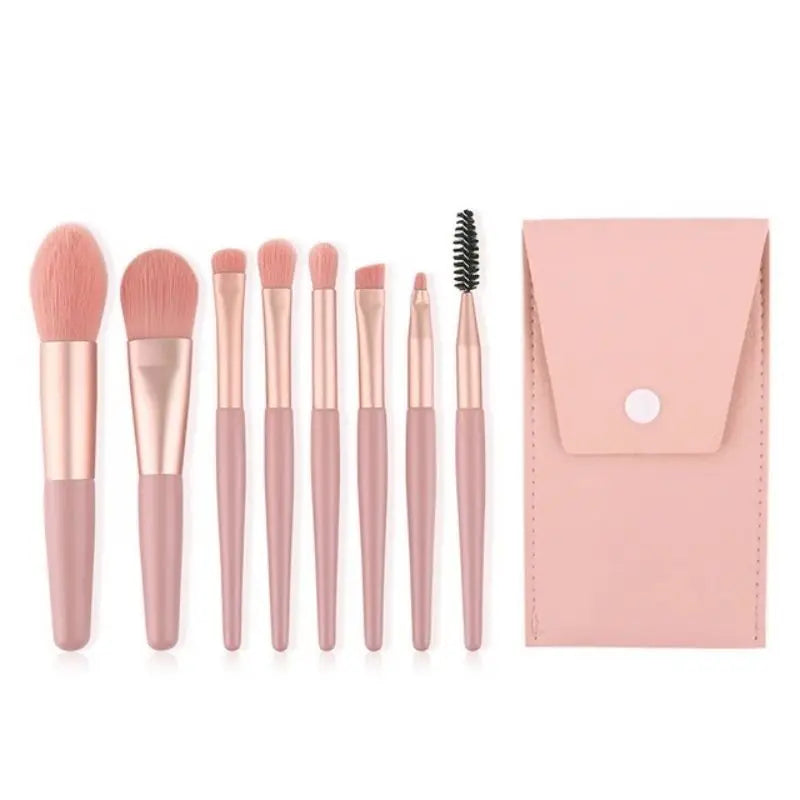 8pcs Soft Fluffy Makeup Brushes Set For Cosmetics Foundation Blush Powder Eyeshadow Blending Make Up Brushes Beauty Makeup Tools